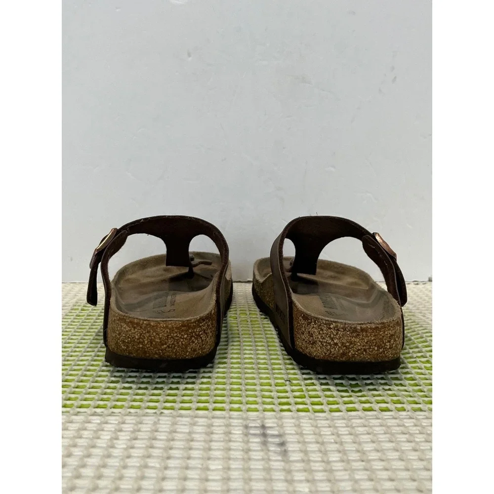Birkenstock Gizeh Birko-Flor Thong Sandals Men's 4 Women's 6 EU 37 Mocha Brown